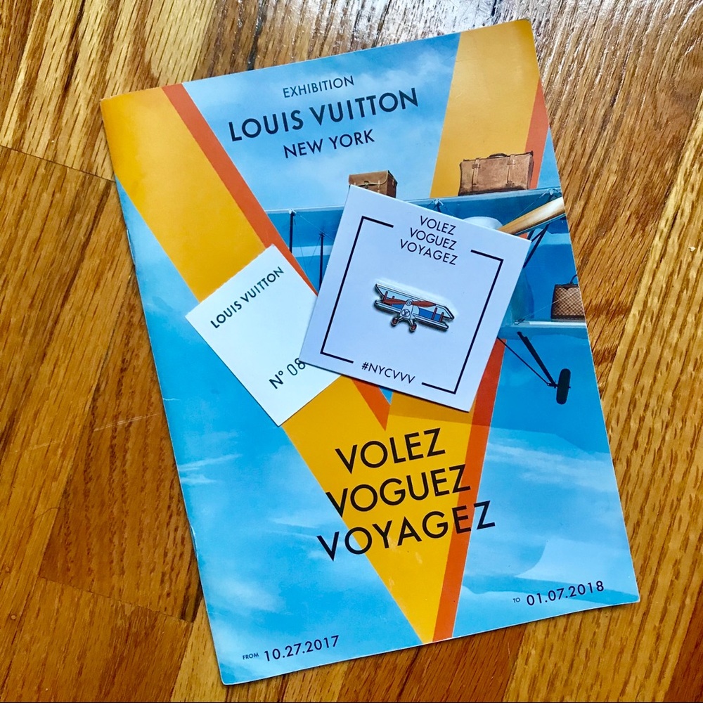 Louis Vuitton x Pin Trill pin + Exhibition booklet